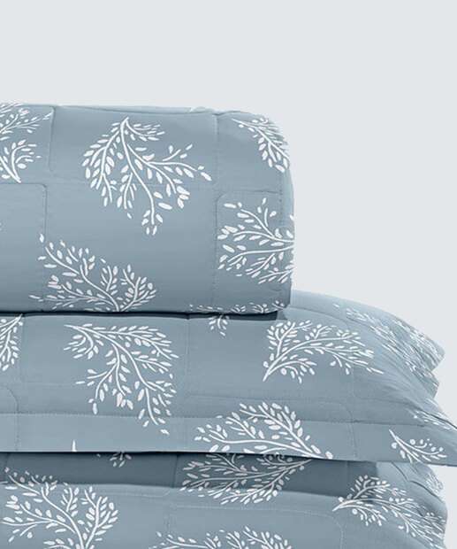 Kit Cobre Leito Casal Luma Joy Hedrons 3 Peças