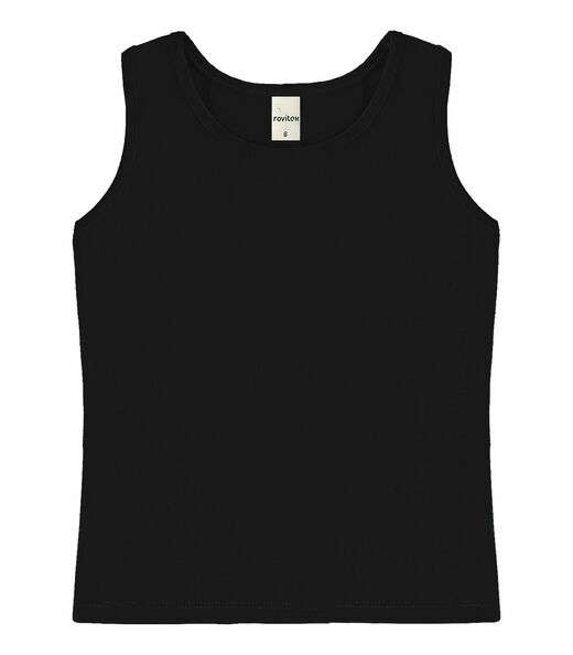 Regata Básica Infantil Feminina Rovitex Kids Preto