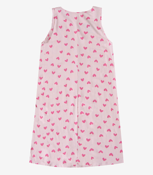 Vestido Infantil Feminino Estampado Select Rosa