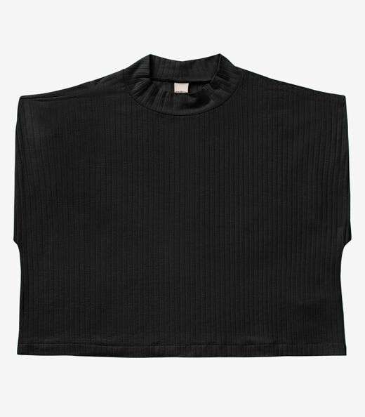 Blusa Feminina Canelada Rovitex Preto