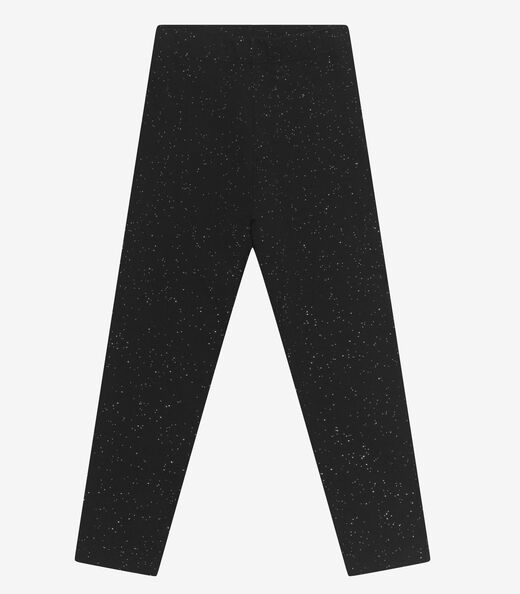 Legging Infantil Cotton Glitter Trick Nick Preto