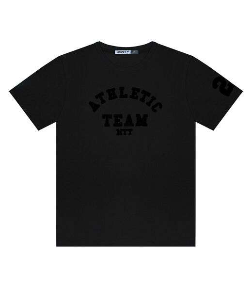 Camiseta Juvenil Masculina Em Meia Malha Minty Preto