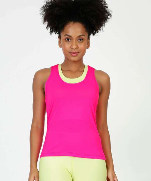 Blusa Regata Feminina Fitness Nadador Marisa