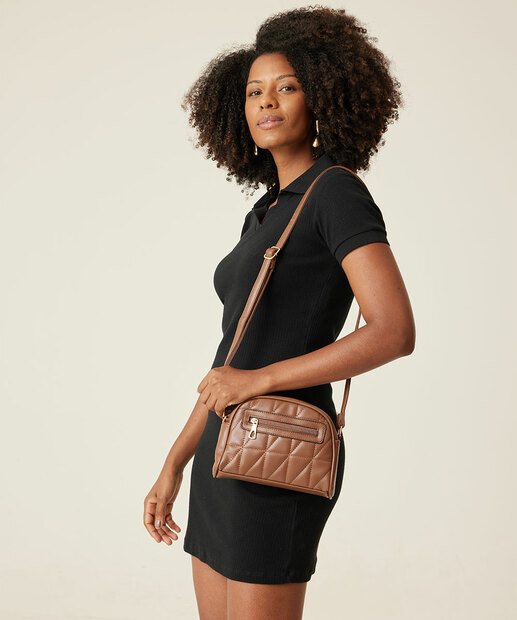 Bolsa Transversal Crossbody Feminina Matelassê Marisa