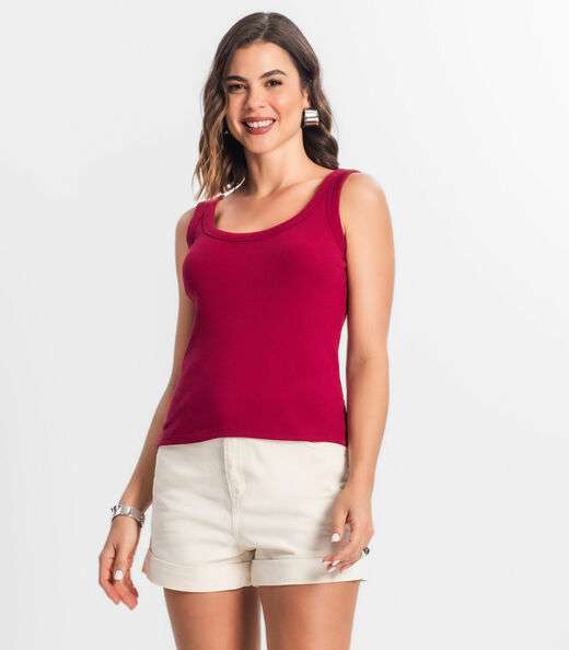 Image_Regata Feminina Básica Select Vermelho
