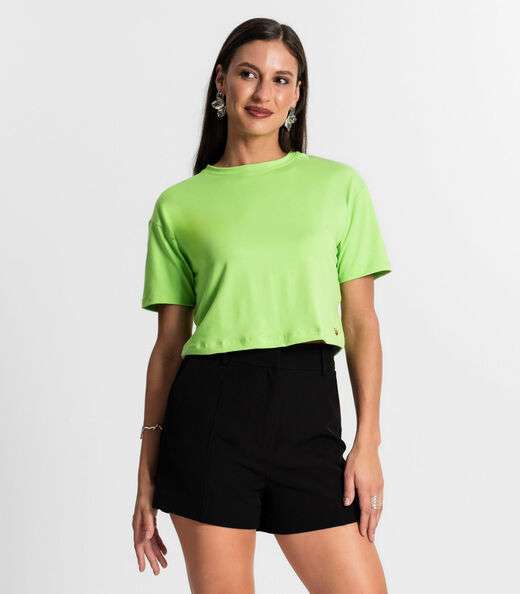 Image_Blusa Cropped Manga Curta Rovitex Verde