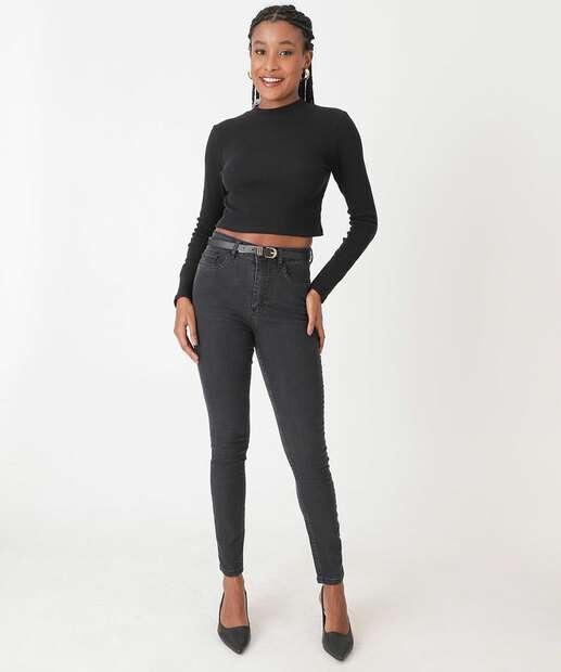 Image_Calça Feminina Skinny Jeans Bolsos Marisa