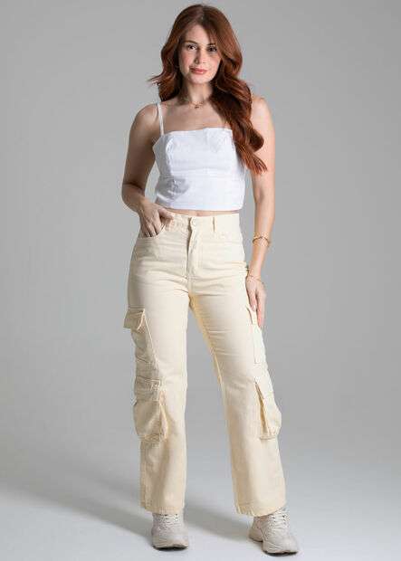 Calça Sarja Sawary Reta - 278225