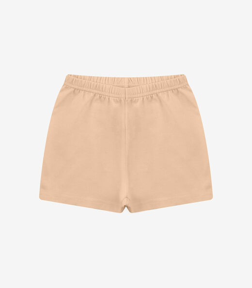 Shorts em Cotton Leve Rovi Kids Rosa