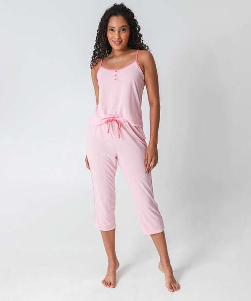 Image_Pijama Feminino Alças Finas Marisa Rosa