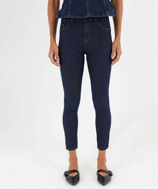Calça Jeans Skinny Feminina Amaciada Biotipo Azul