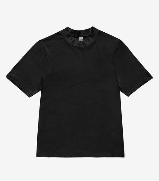 Blusa Feminina Básica em Malha Visco Rovitex Preto