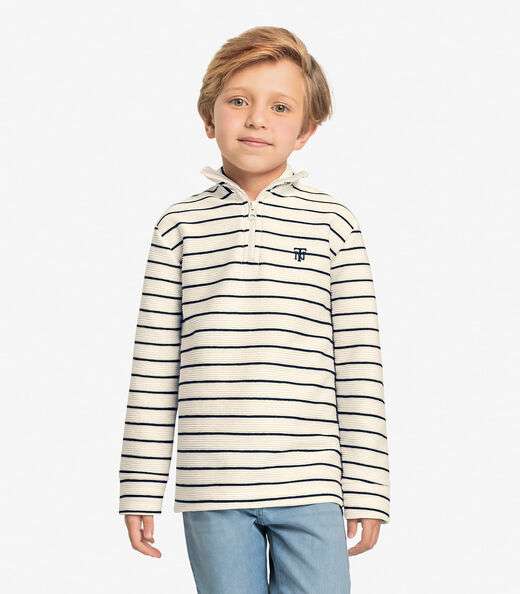 Blusão Infantil Masculino Trick Nick Bege