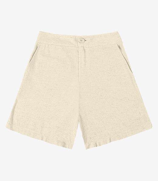 Bermuda Linho Strong Feminina Endless Bege