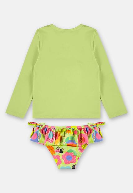 Biquíni Manga Longa Infantil FPSe50 Up Baby