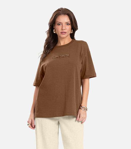 Image_Camiseta Feminina Endless Marrom