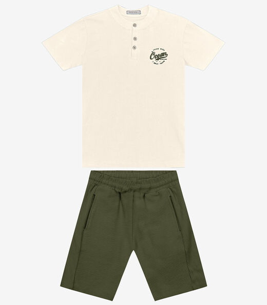 Image_Conjunto Camiseta com Bermuda Menino Trick Nick Off White