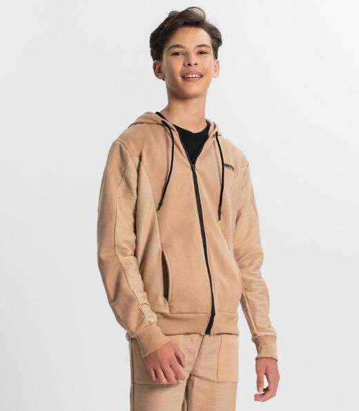Image_Jaqueta Juvenil Masculina Em Moletom Minty Marrom