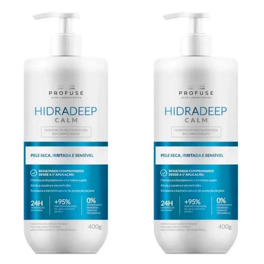 Image_Kit com 2 Unidades de Hidradeep Hidratante Calm 400g Profuse