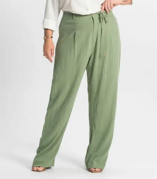 Calça Feminina Reta Secret Glam Verde