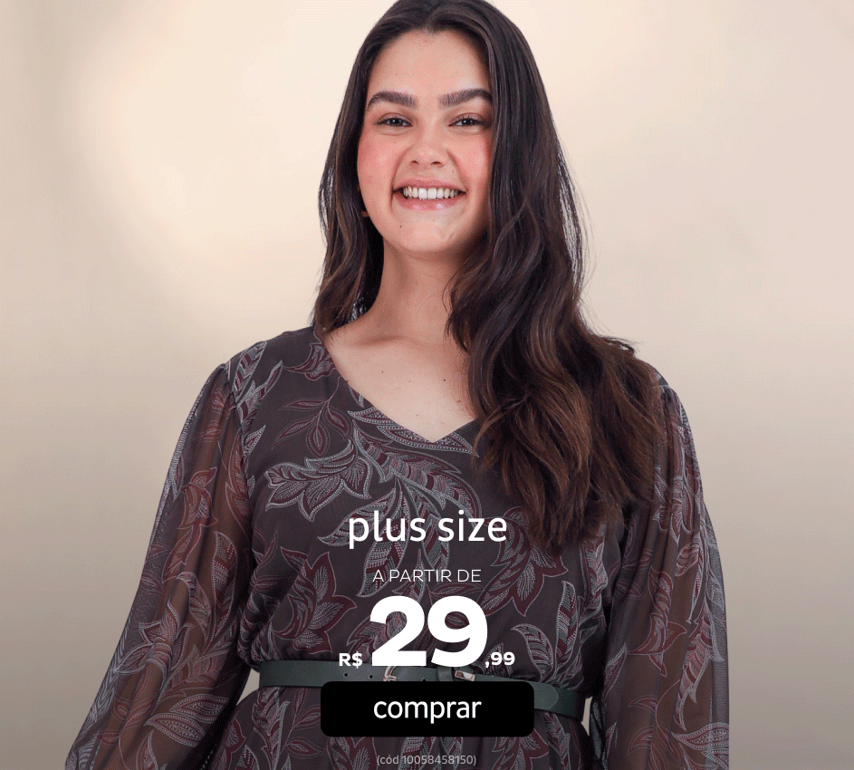 Plus Size a partir de R$29,99