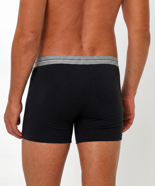 Cueca Boxer Masculina Lupo Preto