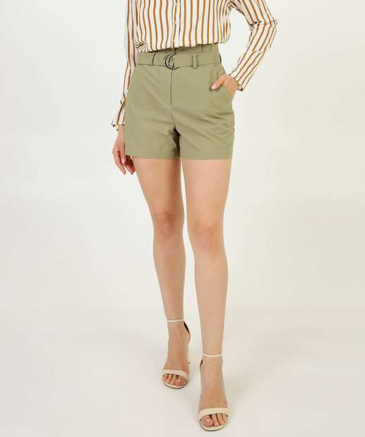 Short Cintura Alta Feminino Clochard Marisa