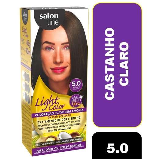 Image_Tintura Salon Line Light Color Cor:5.0 Castanho Claro
