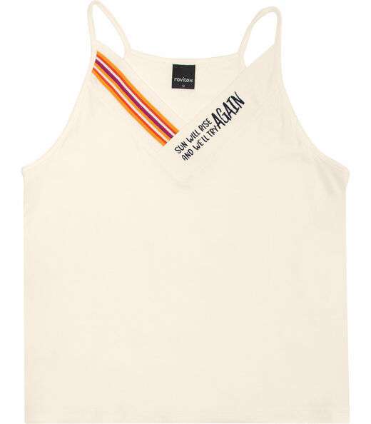 Blusa Feminina de Alça Rovitex Teen Bege