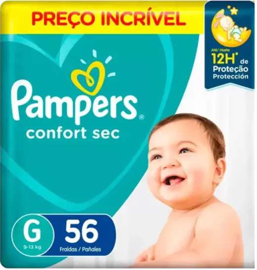 Image_Fralda Pampers Confort Sec Com 56 Unidades G