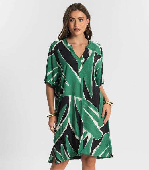 Image_Vestido Curto Estampado Endless Preto