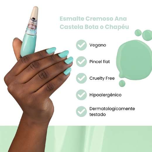 Esmalte Cremoso Bota O Chapeu Ana Castela Impala Manicure