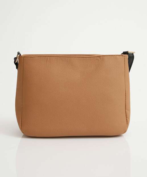Bolsa Transversal Crossbody Feminina Marisa Bege