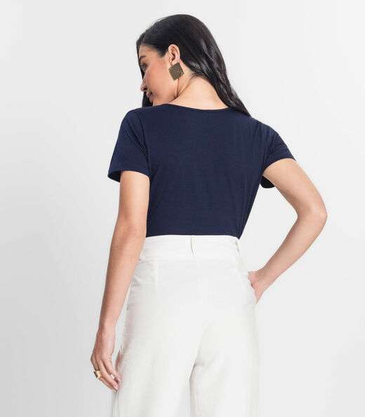 Blusa Feminina Estampada Select Azul