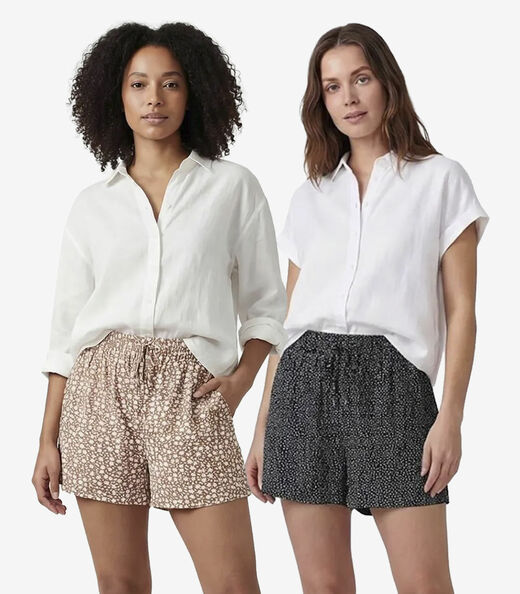 Image_Kit 2 Shorts Femininos Com Cós E Laço Infinita Cor Sortidos