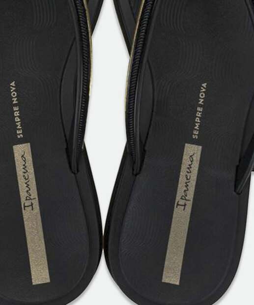 Chinelo Feminino Ipanema Glow Preto