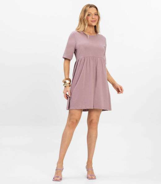Vestido Feminino Liso Select Roxo