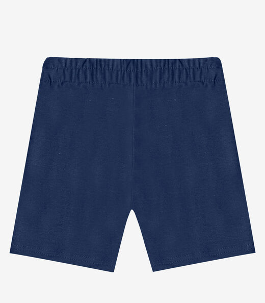 Bermuda Ciclista Infantil Básica Soletex Azul