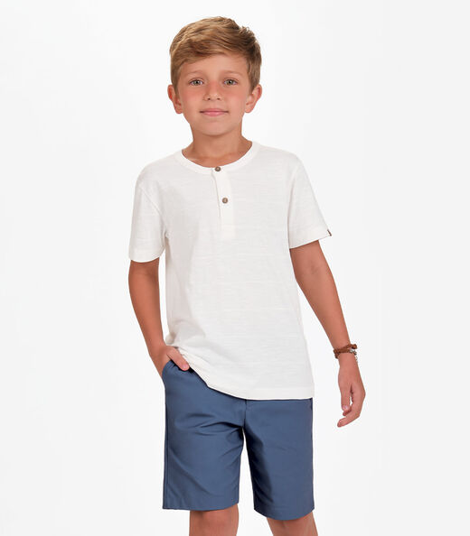 Image_Conjunto Camiseta com Bermuda Menino Trick Nick Bege