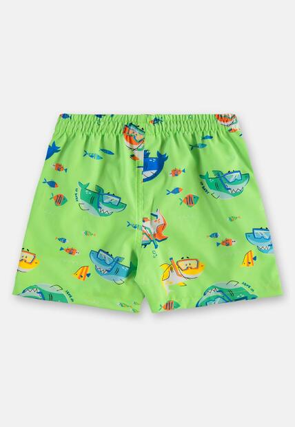 Short Praia Microfibra Forrada Up Baby