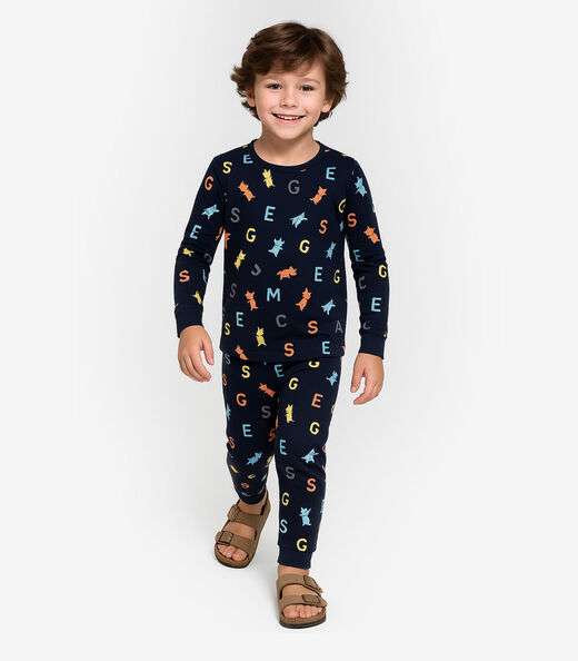 Image_Pijama Masculino Infantil Select Azul