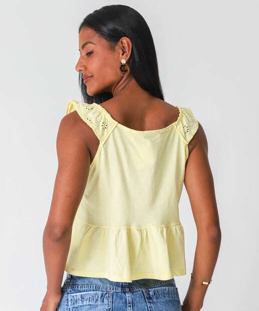 Blusa Feminina Laise Babado Marisa