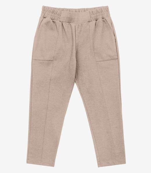 Calça Plus Size Secret Glam Marrom
