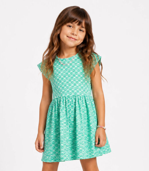 Image_Vestido Infantil Feminino Jacquard Vegas Select Verde