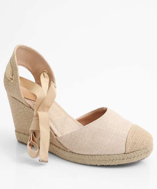 Sandália Espadrille Feminina Via Uno Off White