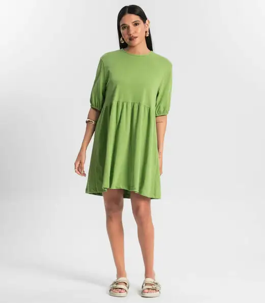Vestido Feminino Curto Rovitex Verde