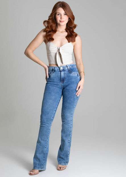 Calça Jeans Sawary Boot Cut  - 278013