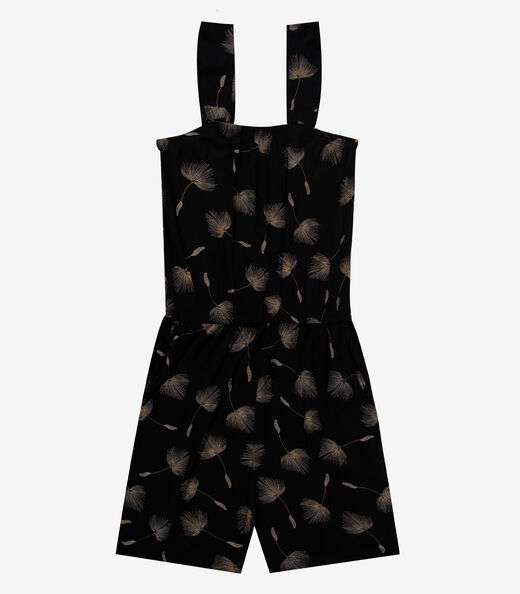 Macaquinho Feminino Curto Infinita Cor Preto