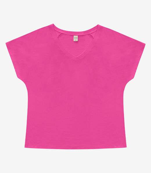 Blusa Feminina Viscotorcion Rovitex Rosa
