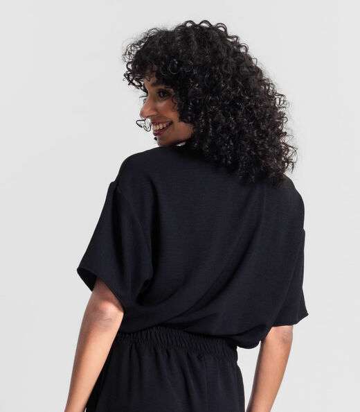 Camisa Feminina Em Air Flow Rovitex Preto